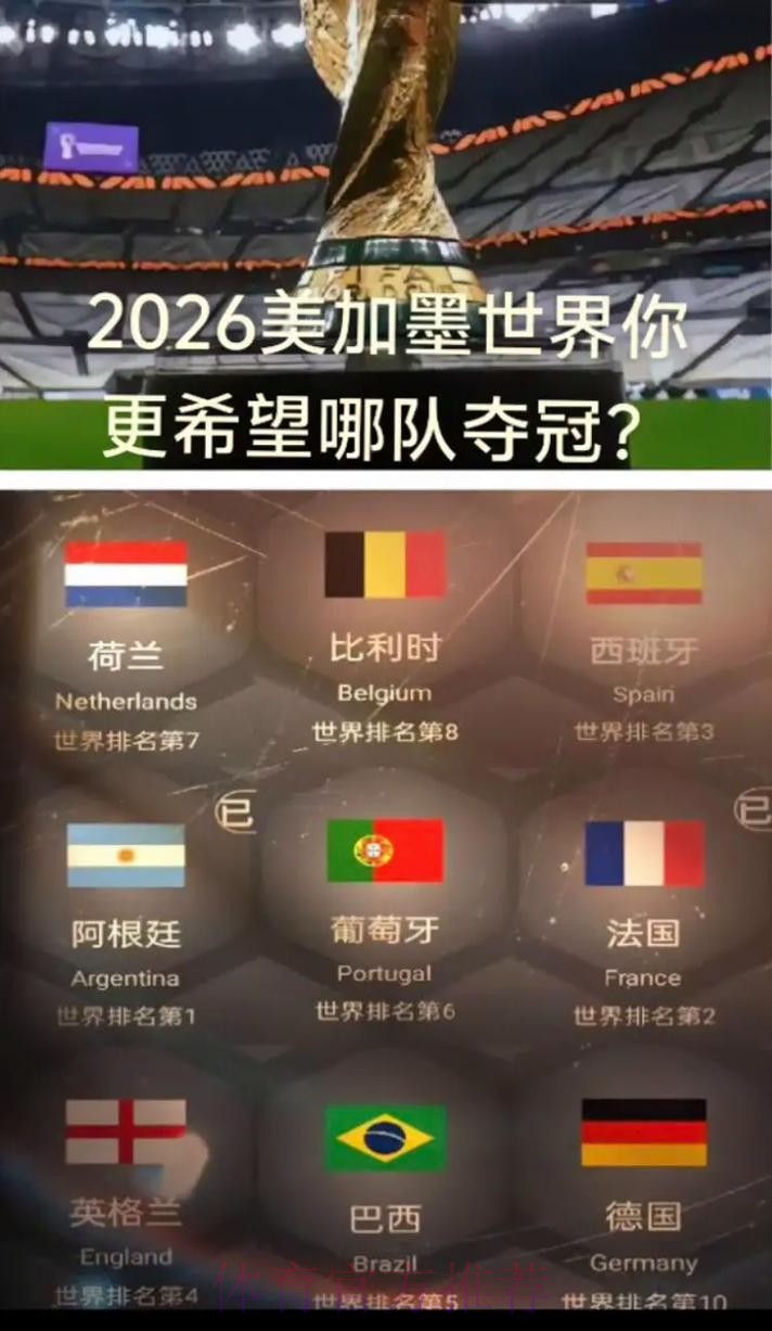 2026美加墨世界杯热门球队网站